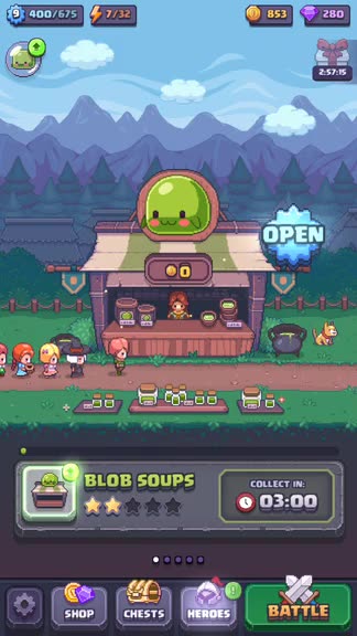 Fight Critters and Collect Heroes in Match Land
