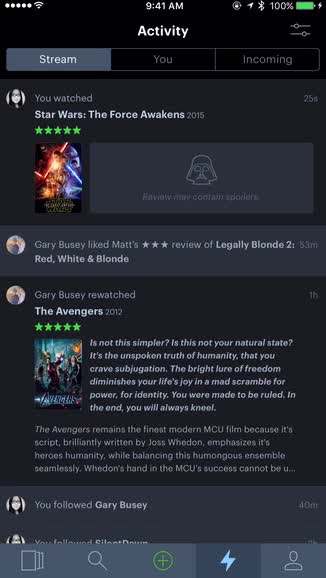 Letterboxd is a beautiful app for film connoisseurs