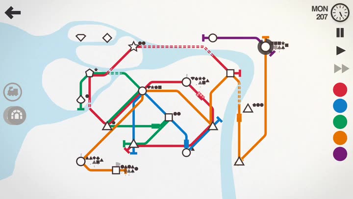 Build Your Dream Subway System in Mini Metro