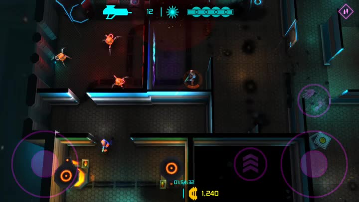 Take Down the Overseer in Neon Chrome, a Dystopian Shooter