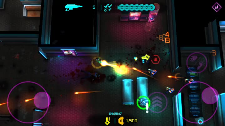 Take Down the Overseer in Neon Chrome, a Dystopian Shooter
